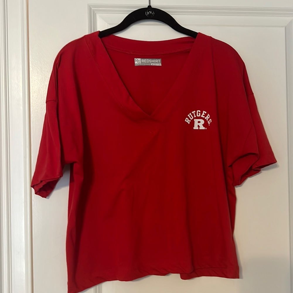 Rutgers crop top size medium